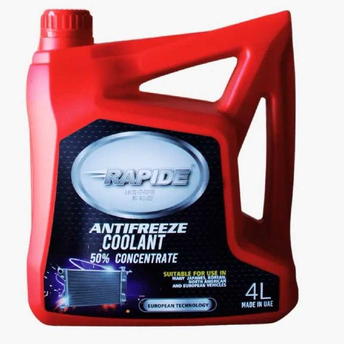 Антифриз RAPIDE 50% Концентрат КРАСНЫЙ, 4 литра