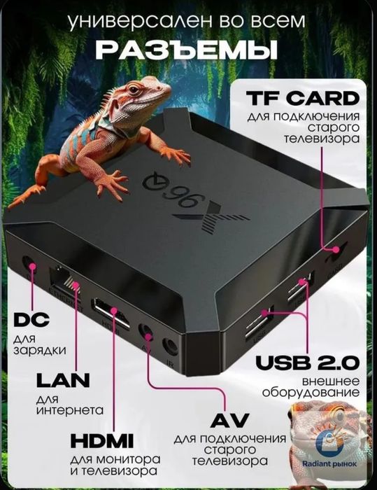 TV Box, из обычного ТВ в Smart TV.
