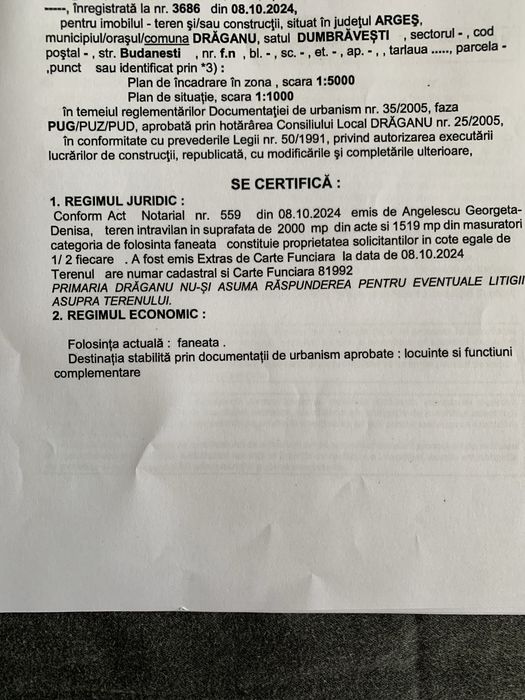 Ocazie ! Vând teren deosebit, retras în Argeş