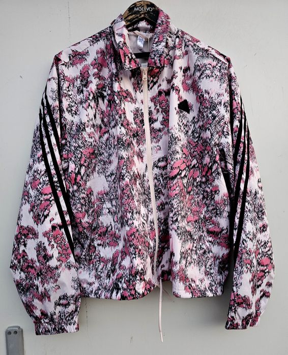 Adidas уникална оригинална дамска горница тип ветровка Л/ Хл размер