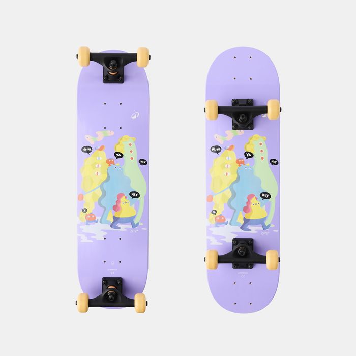 Skateboard Play 120 Friends Copii 3-7 ani - produs resigilat Decathlon