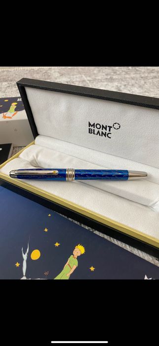 Stilou Mont Blanc Micul print albastru deschis