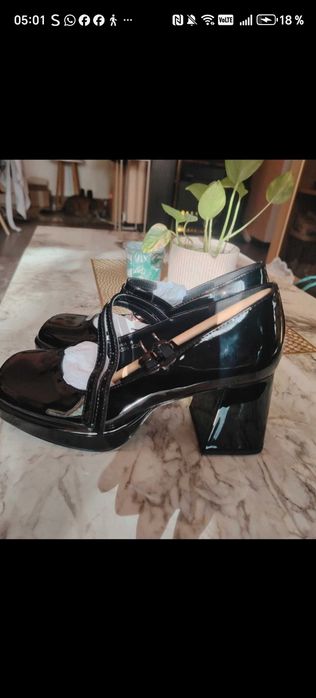 Pantofi noi toc gros J.Ferry - preț redus