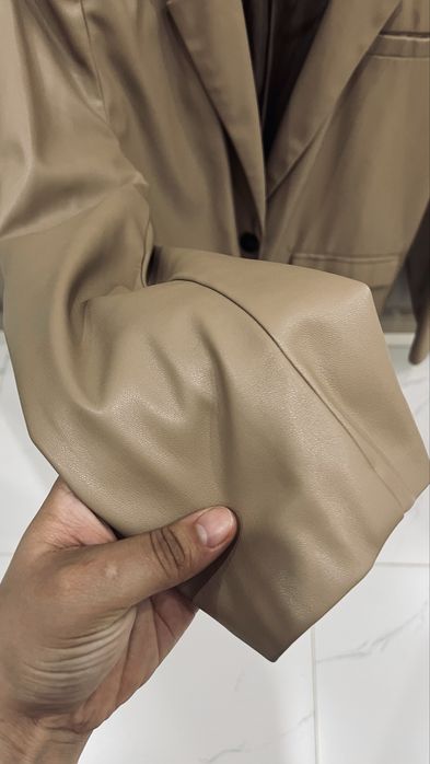 Пиджак кожанный