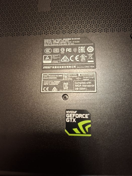 MSI  GS65 Laptop