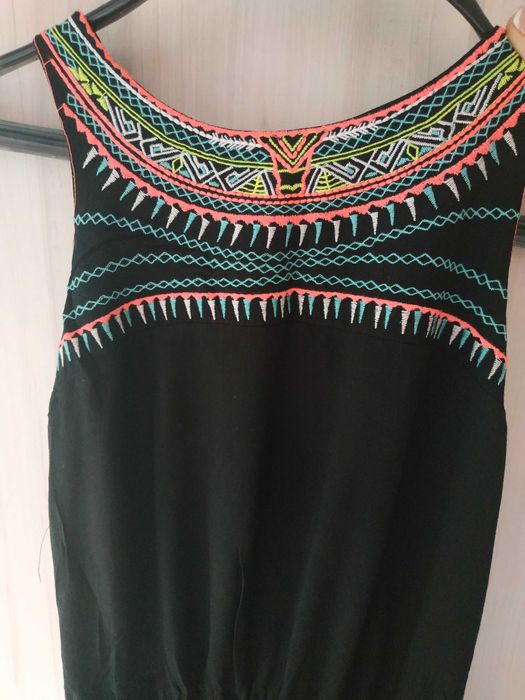 Къса черна лятна рокля