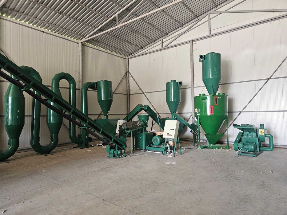 Linie productie peleti rumegus / granule / furaje / peleti din carton