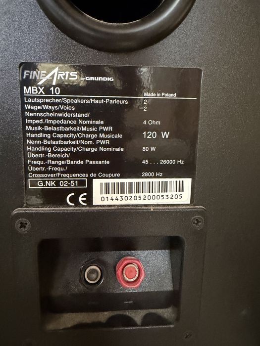 Boxe Grundig FineArts MBX10 Black