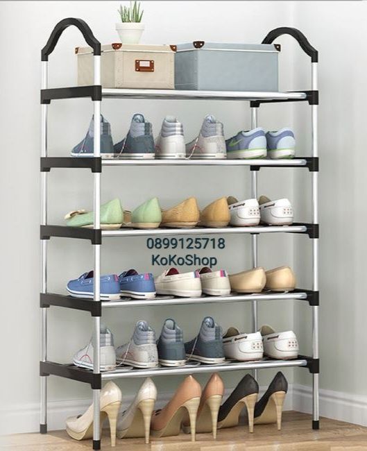 Етажерка за обувки с пет рафта-58х26х102 см. /етажерка за обувки