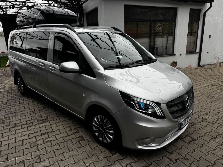 Mercedes-Benz Vito Vito 2017 extralong,navigație,senzori,cameră,piele,2 rânduri jante