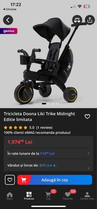 Tricicleta Doona