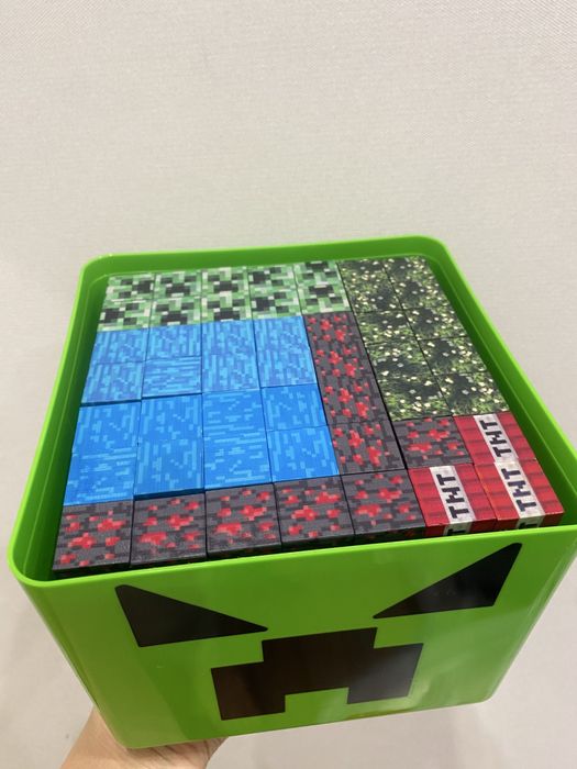 Майнкрафт кубики ,Конструктор ,магнитные блоки