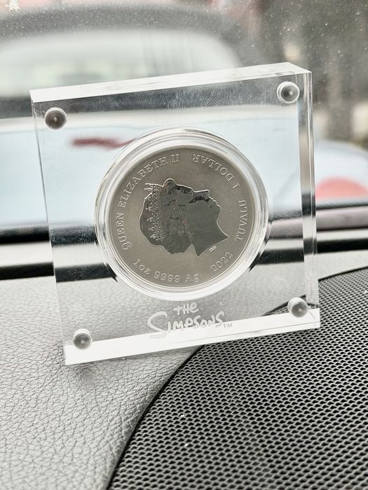 Banut de argint 999 editie limitata The Simpsons treehouse of horror