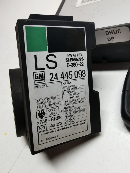 Kit pornire Opel Astra G 1.6 8V i benzina Z16SE Ecu calculator motor 09353509 Hsfi-2.1cititor și cheie Zafira A Corsa C Meriva A