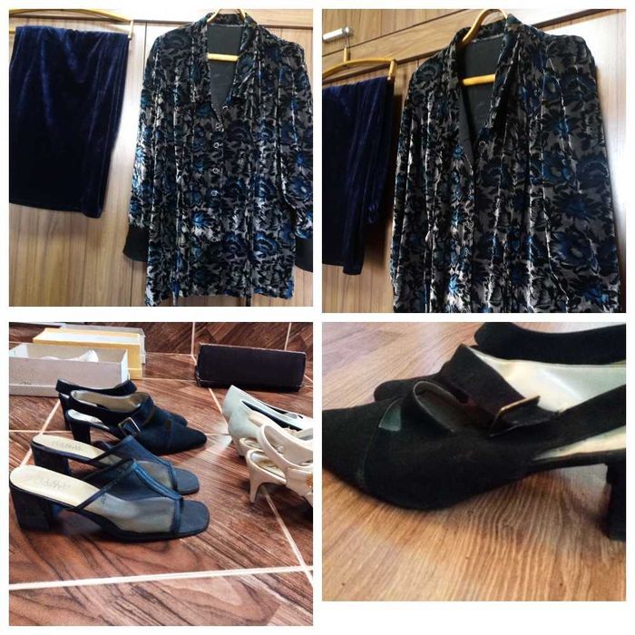 «Недорого» Панбархат кофта велюр юбка туфли 150тыс за все