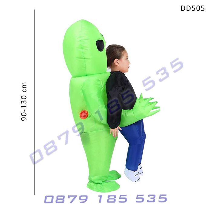 Надуваем парти костюм Отвлечен извънземно деца възрастни аниматор шоу