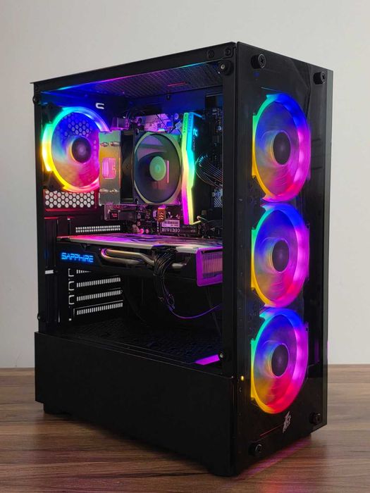 Нов | Гаранция | Ryzen 5 | 16 GB RAM | M.2 NVMe | AMD RX | Геймърски