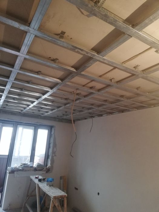 Монтаж гипсокартона