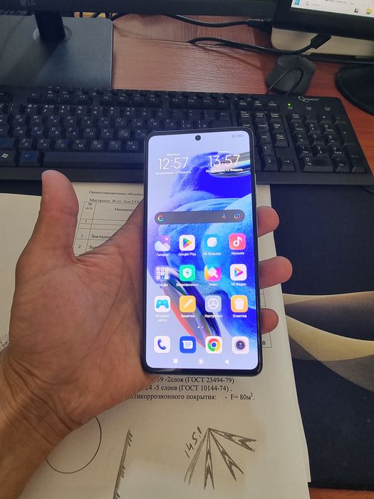 Redmi note 12pro plus 5G 256gb ideal iwlawi zur aybi yuq tozza telefon