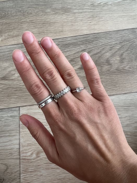 Серьги , кольца серебро 925