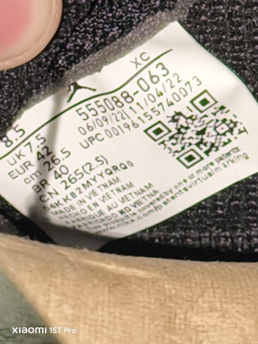 Jordan 1 Bred Patent