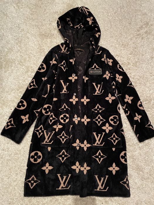 Palton Louis Vuitton Hooded Wrap Coa