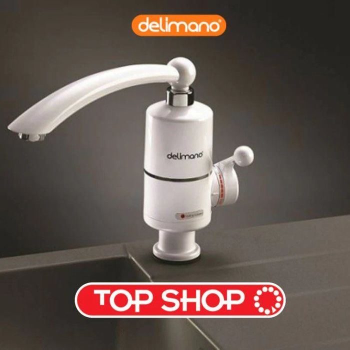 Бойлер нагревател за вода с душ за стена плот баня тип Delimano юнга