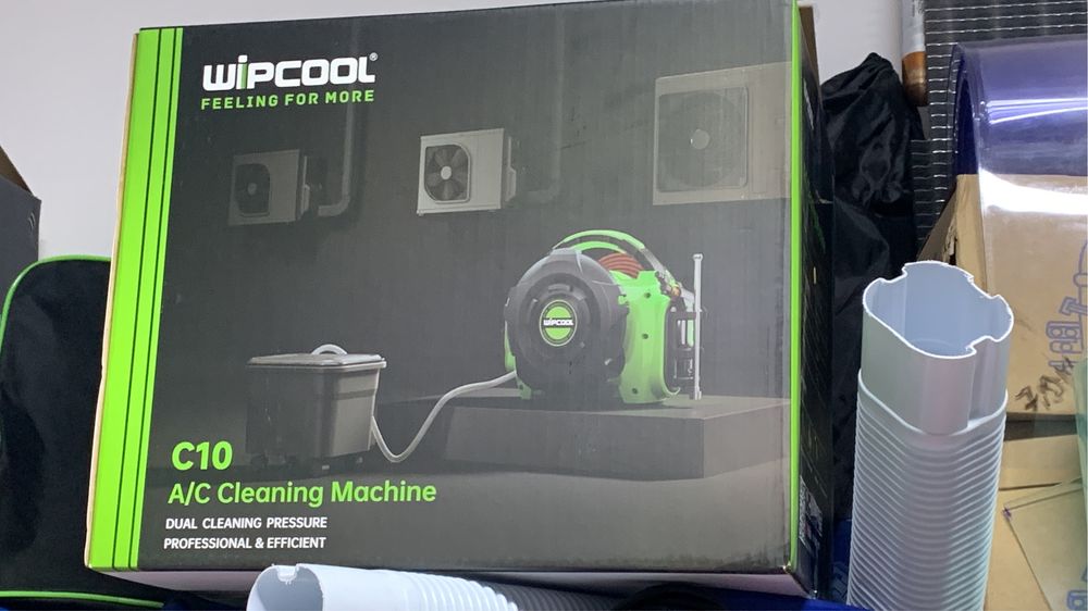 aparat spalare pompa igienizare wipcool c10b aer conditionat baterie