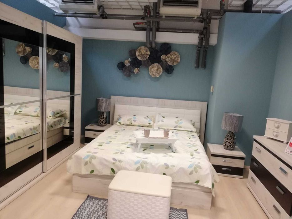 Pat matrimonial cu saltea