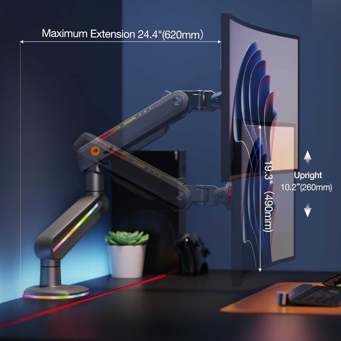 Кронштейн NB Ergonomic F6 (27-45, 2-20кг, RGB)