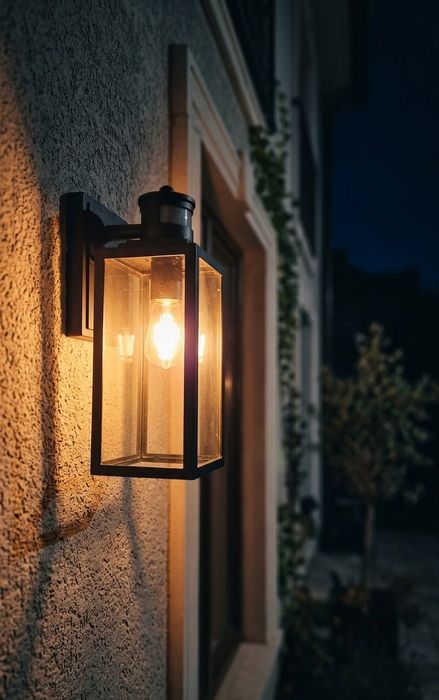 Aplica de exterior cu senzor