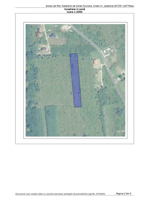 Teren 5094 mp Paleu – lângă lac – ideal investiție / parcelare