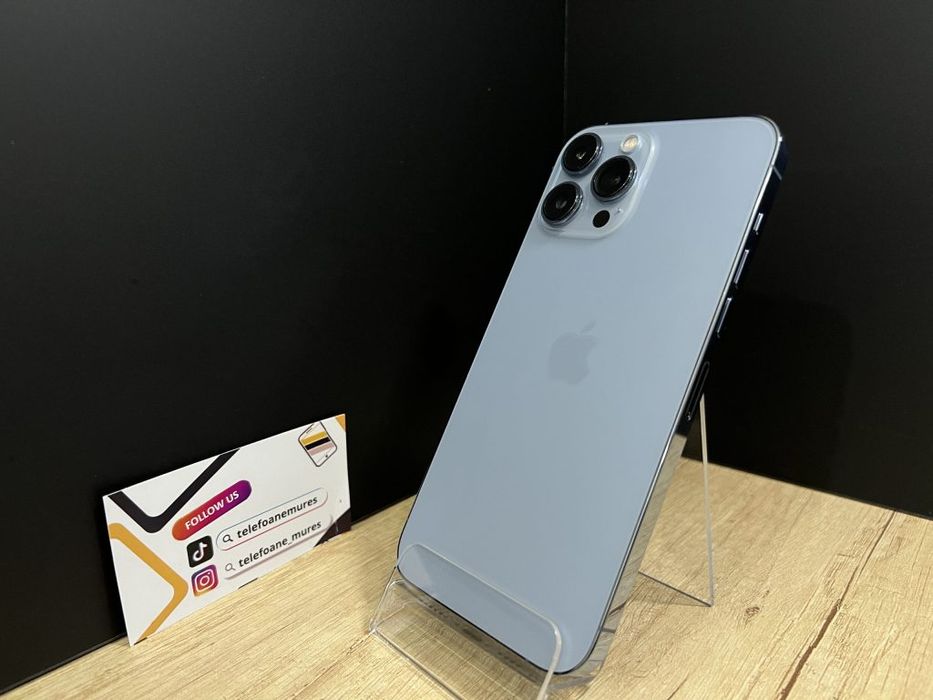 iPhone 13 Pro Max 256Gb Sierra Blue Second-Hand Bun 3 ani garanție, Te