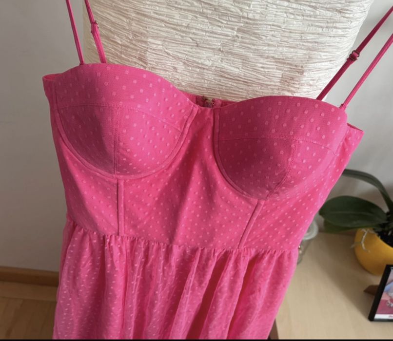 Rochie party tulle Barbie pink - NISSA