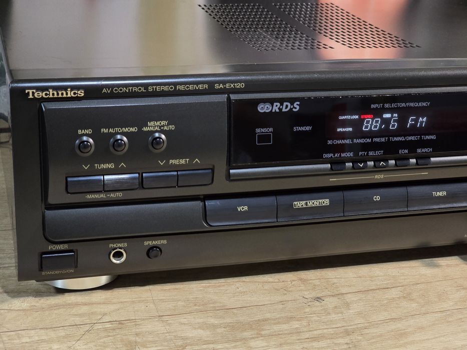 Reveiver TECHNICS SA-EX120, amplituner hifi stereo, retro