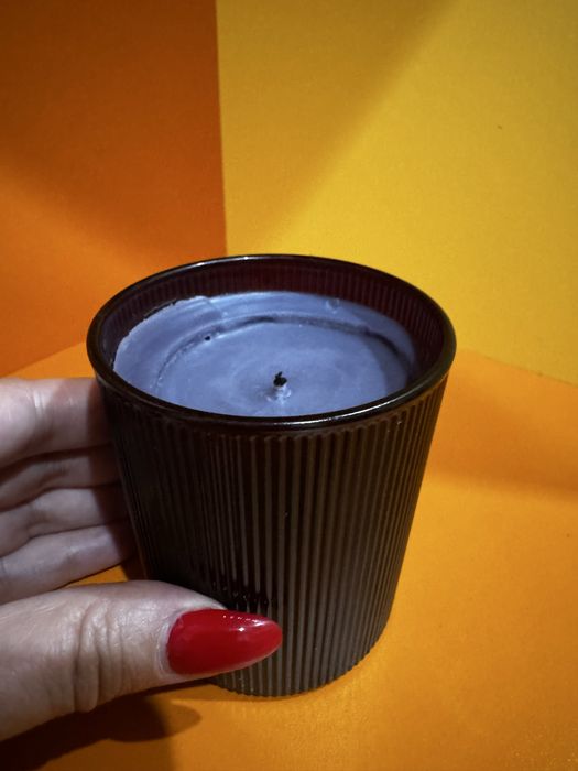 Lumânare parfumată trandafir indian + ulei migdale dulci