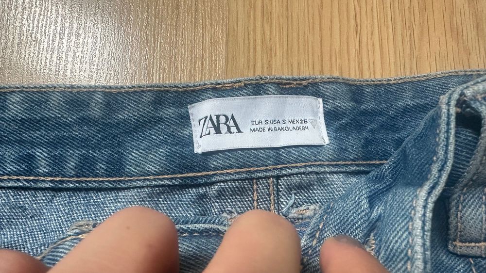 Мини дънкова пола Zara