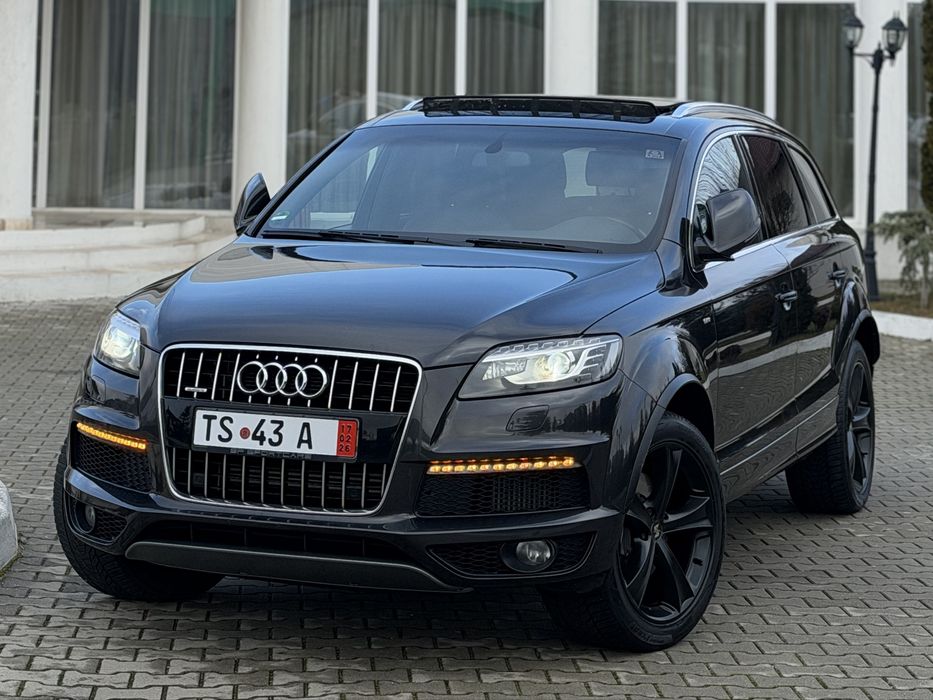 Audi Q7 2014 3.0 TDI 245cp 3xS-Line 8 Trepte Pano/Navi/Carlig/Top !