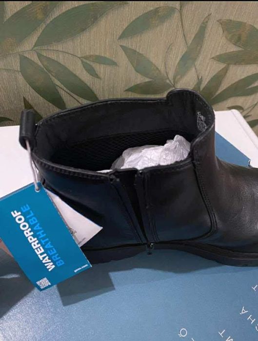 Ghete piele GEOX Amphibiox Waterproof Bărbați