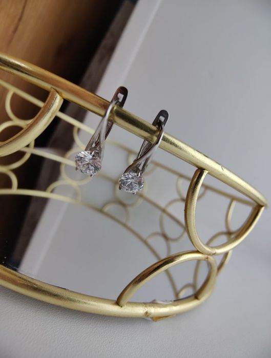 Серебро серьги 2 пары