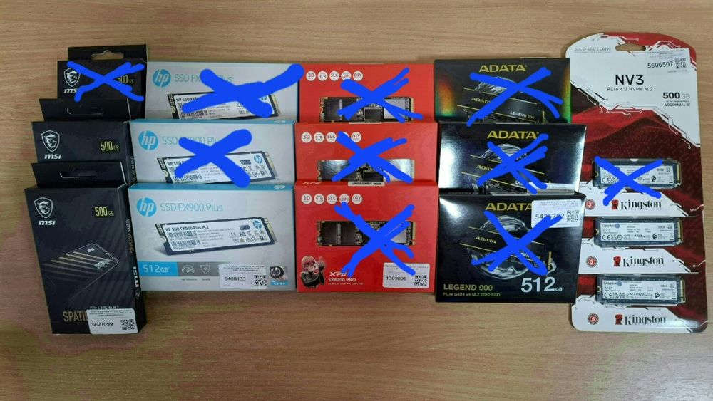 Продам новые SSD диски