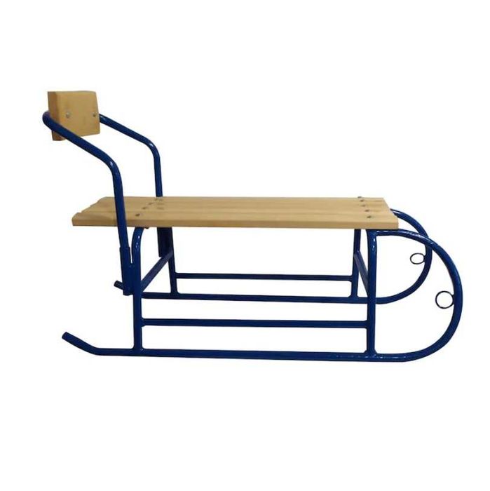 Sanie pentru copii, cu spătar detașabil, Material: metal + lemn