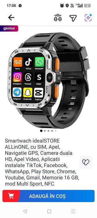 Vând ceas Smart wach