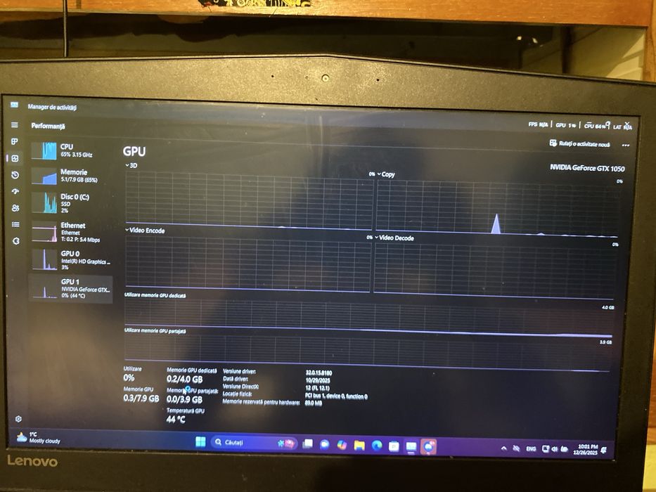 Vand laptop lenovo legion Y520
