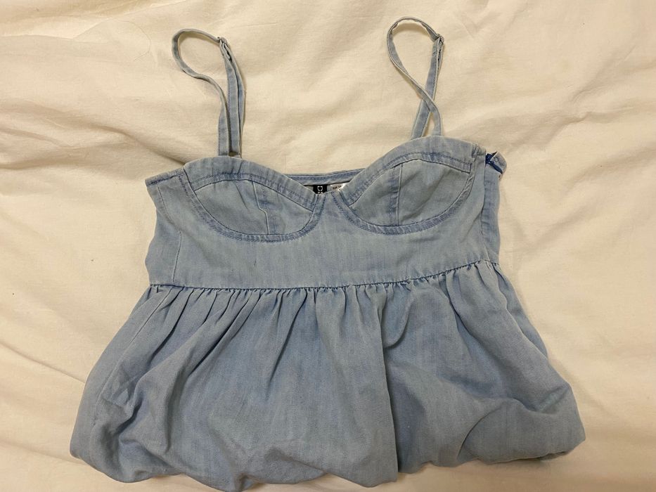 Деним топ на H&M