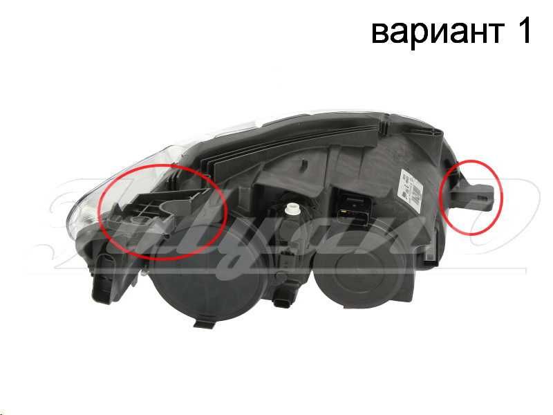 Щипки (водачи, крепежи) за закрепване на фар за PEUGEOT 301