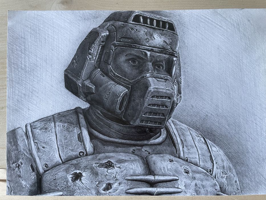 Продам рисунок карандашом DOOM. От автора