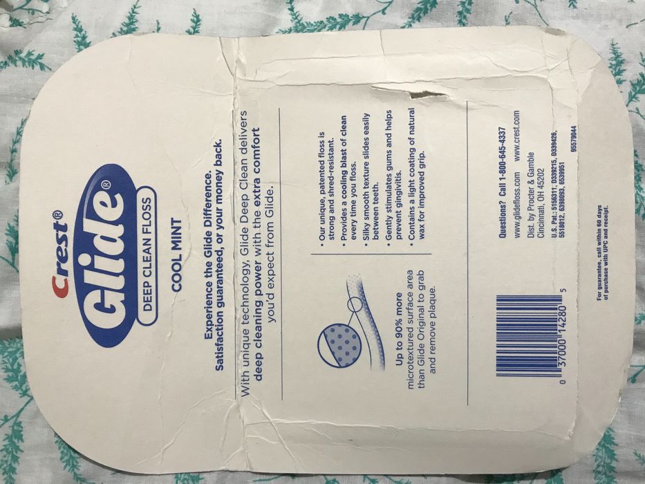 Зубная нить Glide 40m