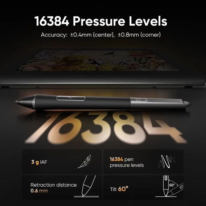 Нов Графичен таблет XP-PEN Artist 16 Pro Gen 2, 16K X3 Pro Smart Chip