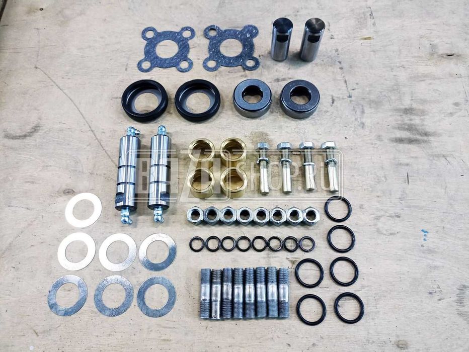 Шкворень газ-33027 газель 4*4 полноприводная в сборе комп на одну стор